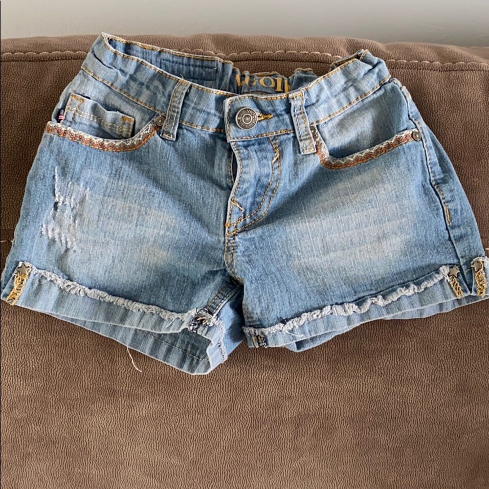 Girls jean shorts